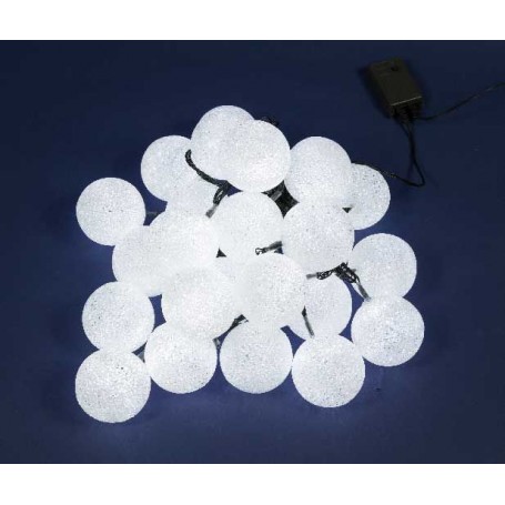 GUIRLANDE LUMINEUSE GLACONS 12m