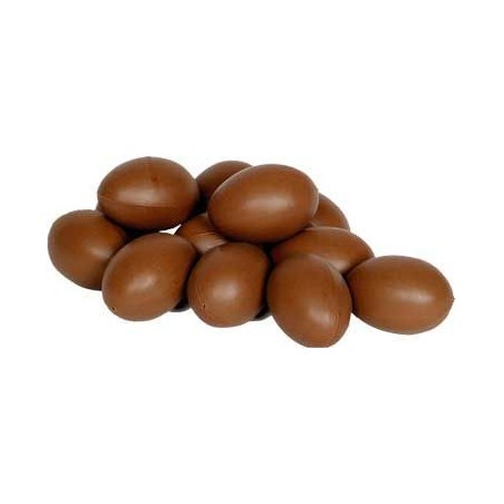 Petits oeufs plastique chocolat