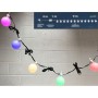 Guirlande boules leds pastel