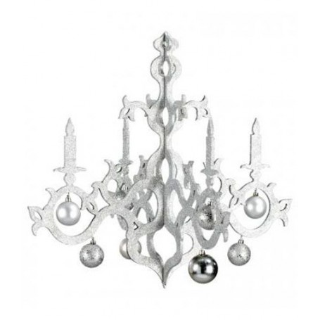 Chandelier argent