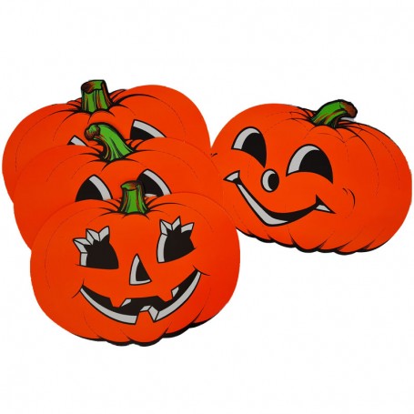 Lot de 4 citrouilles