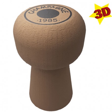 Bouchon géant 3D
