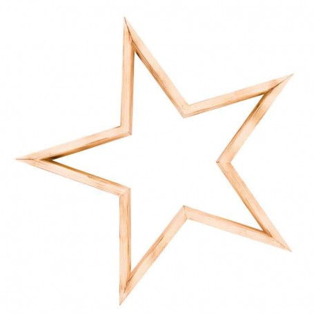 Etoile en bois