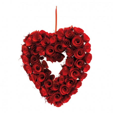 Coeur en roses