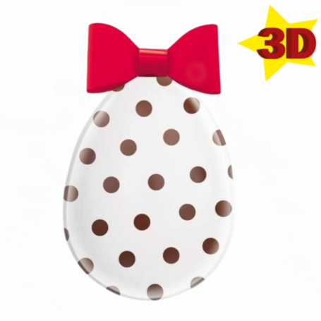 Oeuf géant à pois à suspendre