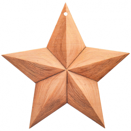 Etoile 2D bois