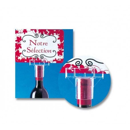 Porte-affichette bouteille