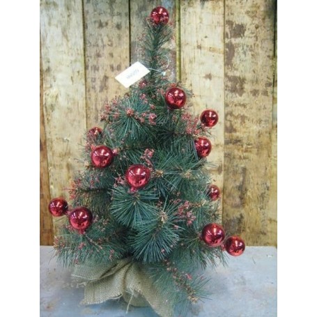 Sapin 40 cm décoré luxe